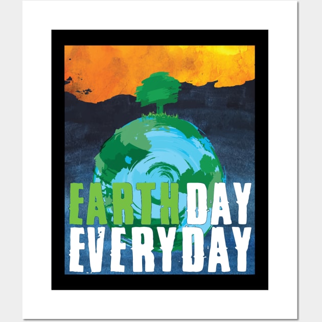 World Earth Day Wall Art by avshirtnation